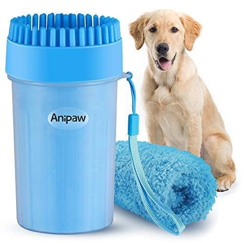 Dog Paw Cleaner, Anipaw Dog Paw Washer Cup with Towel Dog Cleaning Brush for Dogs /Cats, Silicone Pet Feet Cleaner for Muddy Paws Dog Paw Cleaner, Anipaw Dog Paw Washer Cup with Towel Dog Cleaning Brush for Dogs /Cats, Silicone Pet Feet Cleaner for Muddy Paws
