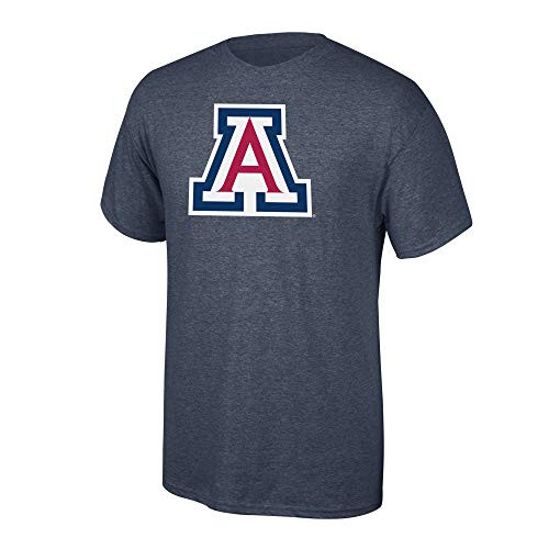 Elite Fan Shop Arizona Wildcats Men's T Shirt Charcoal Icon, X-Large