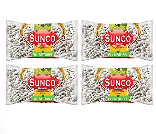 SUNCO NATURAL Navy Beans 16 oz Pack of 4, Multi Pack
