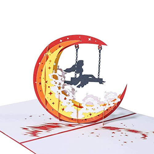 Greeting Cards 3D Pop Up Card for Valentines Day, Greeting Cards Valentine Note Cards with Envelopes, Thanks Cards for Wife, Girlfriend, Husband, Boyfriend on Anniversary, Birthday, Wedding