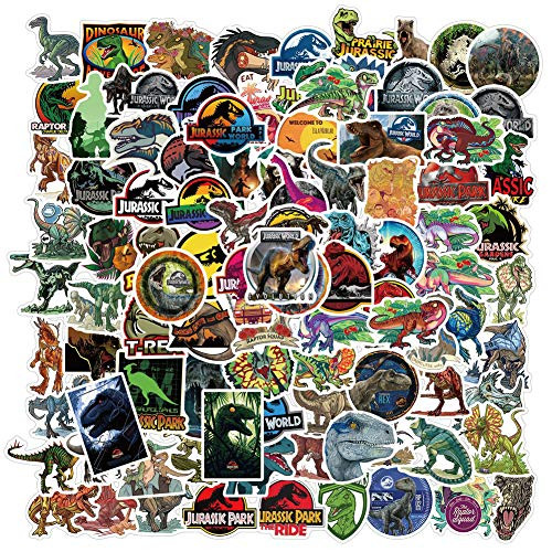 100PCS Dinosaur Stickers,Jurassic World Park Stickers for Laptop Water Bottles Phone Bicycle Luggage Guitar Decal 100PCS Dinosaur Stickers,Jurassic World Park Stickers for Laptop Water Bottles Phone Bicycle Luggage Guitar Decal