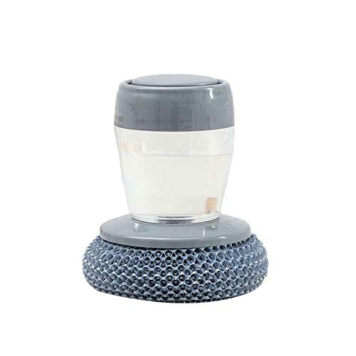 Kitchen Soap Dispensing Palm Brush Cleaning Multifunctional Brush With Detergent, Soap Dispensing Palm Brush Refills, for Dish Pot Pan Sink Cleaning Kitchen Soap Dispensing Palm Brush Cleaning Multifunctional Brush With Detergent, Soap Dispensing Palm Brush Refills, for Dish Pot Pan Sink Cleaning