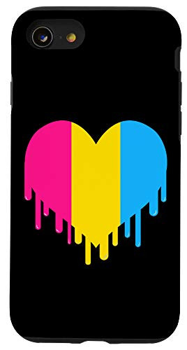 iPhone SE (2020) / 7 / 8 Dripping Pansexual Heart Pan Pride Case
