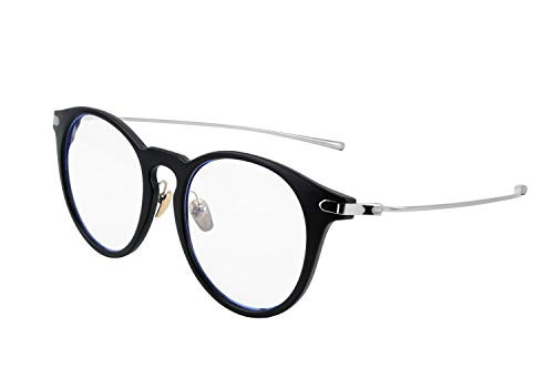 FEISEDY Blue Light Blocking Glasses Men Women Computer Eyewear Lightweight Retro Round Metal Frame Glasses B2632