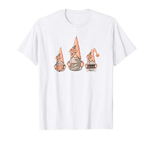Pastel Garden Tomte Gnomes - Easter gift for Her Women Girls T-Shirt