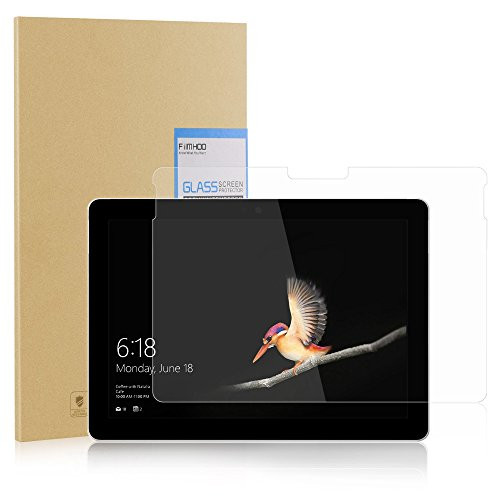 Surface Go Screen Protector, FilmHoo [Tempered Glass] [High Responsive] [Scratch Resistant] Screen Protector for Microsoft Surface Go (10 Inch, 2018 Release) with Lifetime Replacement Warranty