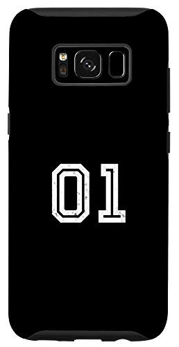 Galaxy S8 Sports Jersey Number 1 for Athlete Player Athletic Graphic Case