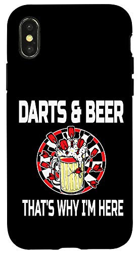 iPhone X/XS Funny Darts And Beer Dart Board Darts Player Flight Gift Case