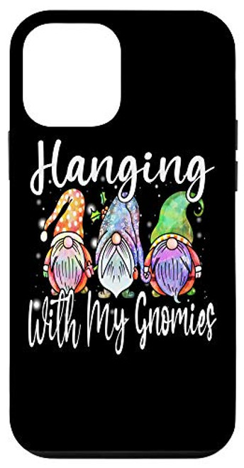 iPhone 12 mini Hanging With My Gnomies Christmas Funny Garden Gnomes Case