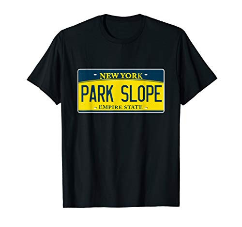 Park Slope Brooklyn NY New York Neighborhood License Plate T-Shirt