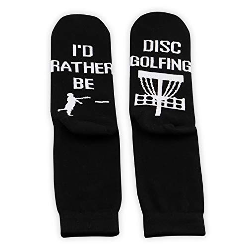 TSOTMO Disc Golf Socks Frisbee Golfing Socks I'D Rather Be Disc Golfing Funny Socks For Disc Golf Lover Player (Disc Golfing) TSOTMO Disc Golf Socks Frisbee Golfing Socks I'D Rather Be Disc Golfing Funny Socks For Disc Golf Lover Player (Disc Golfing)