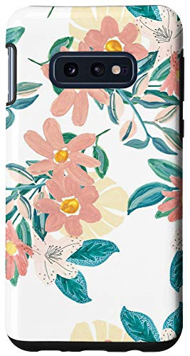 Galaxy S10e Trendy Botanical Flowers Garden Floral Print pattern for Flo Case