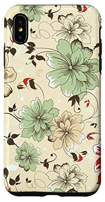iPhone XS Max Trendy Botanical Flowers Garden Floral Print pattern for Flo Case iPhone XS Max Trendy Botanical Flowers Garden Floral Print pattern for Flo Case