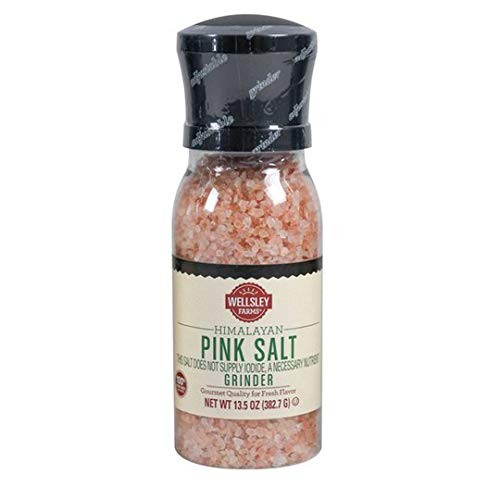 Evaxo Farms Pink Himalayan Salt Grinder 13.5 oz . B