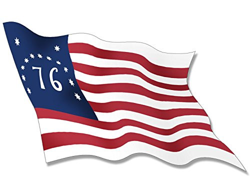 Waving Bennington 76 Flag (Historic us Wave Vintage Revolutionary)