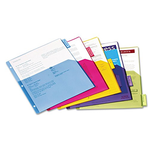 CRD84016 - Cardinal Poly 1-Pocket Index Dividers