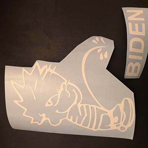 5"x4.5" Piss on Biden Harris 2020 - Decal Vinyl Sticker - Cars Trucks Vans Walls Laptop - Hunting buck bow shooting enthusiasts Custom Calvin Hobbes