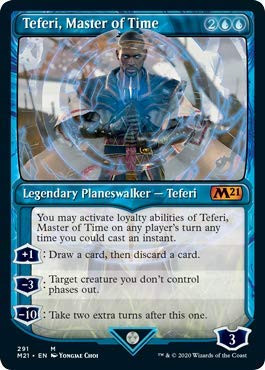 Magic: The Gathering - Teferi, Master of Time (291) - Showcase - Core Set 2021