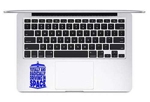 IDW- Tardis (Blue v2) DW Whovian Sticker Decal Notebook Car Laptop Compatible with Apple MacBook Pro Air 11" 12" 13" 15"