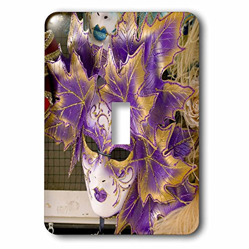 3dRose lsp_82053_1 Carnival Party Masks, Venice, Italy - Eu16 Bba0176 - Bill Bachmann - Single Toggle Switch