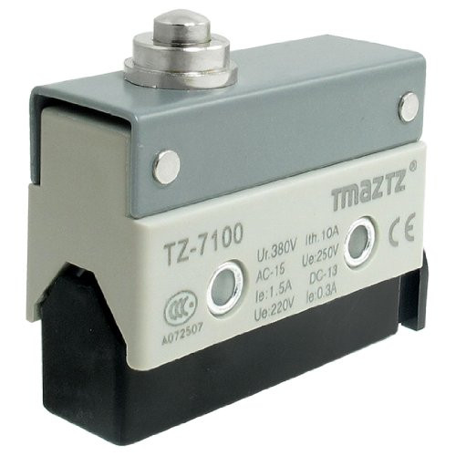 Aexit TZ-7100 Short Control electrical Push Plunger Actuator Momentary SPDT Micro Limit Switch