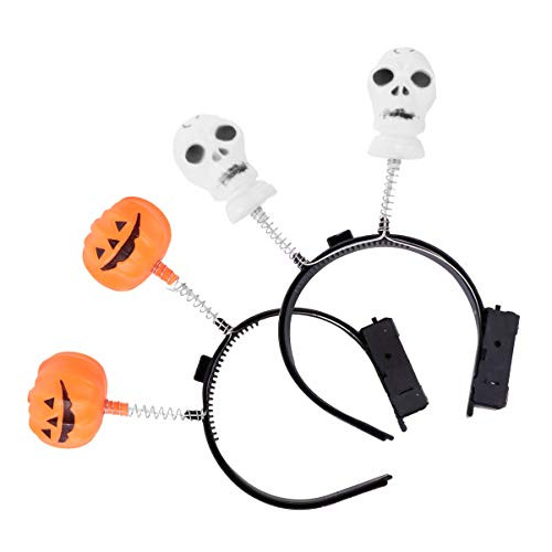 Lurrose 6pcs Halloween LED Headbands Pumpkin Hairband Light Up Headband Glow Head Bopper for Halloween Party Supplies Favors Lurrose 6pcs Halloween LED Headbands Pumpkin Hairband Light Up Headband Glow Head Bopper for Halloween Party Supplies Favors