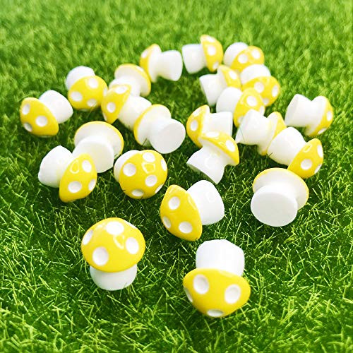 20pcs Mini Resin Mushroom Miniature Figurines, Fairy Garden Accessories, Fairy Garden Animals, Fairy Garden Supplies for Micro Landscape Plant Pots Bonsai Craft Decor 20pcs Mini Resin Mushroom Miniature Figurines, Fairy Garden Accessories, Fairy Garden Animals, Fairy Garden Supplies for Micro Landscape Plant Pots Bonsai Craft Decor