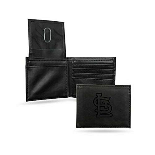 Rico Industries St. Louis Cardinals Black Leather/Manmade Billfold