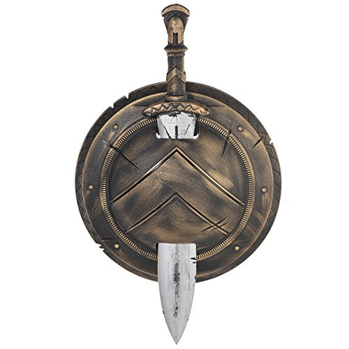 amscan Spartan Combat Shield  and  Sword, Multicolor