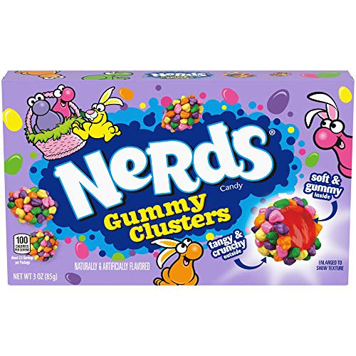 Nerds Gummy Clusters Easter Theater Box Candy, 3 Ounce