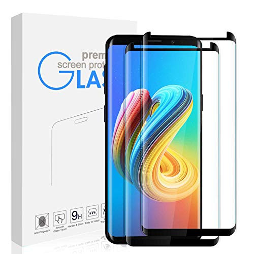 KCEN 2 Pack for Samsung Galaxy S9 Screen Protector, Full Coverage 9H Hardness Anti-Scratch Case Friendly HD Clear Tempered Glass Screen Protector Film for Samsung Galaxy S9 KCEN 2 Pack for Samsung Galaxy S9 Screen Protector, Full Coverage 9H Hardness Anti-Scratch Case Friendly HD Clear Tempered Glass Screen Protector Film for Samsung Galaxy S9