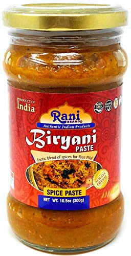 Rani Biryani Masala Curry (Cooking Spice Paste for Indian Rice Dishes, Pullao / Pilau) 10.5oz (300g) ~ All Natural   Vegan   No Colors   Gluten Free   NON-GMO   Indian Origin
