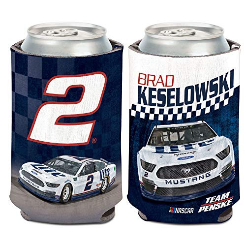 WinCraft NASCAR Penske Racing Brad Keselowski NASCAR Brad Keselowski 2 12 oz. Can Cooler, Multi, na