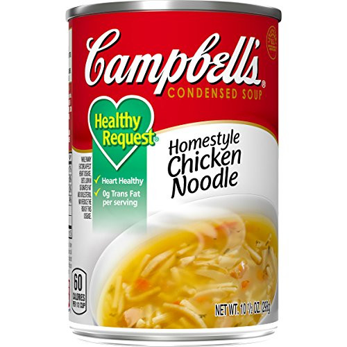 Campbell's Healthy Request Condensed Soup, Homestyle Chicken Noodle, 10.5 oz Campbell's Healthy Request Condensed Soup, Homestyle Chicken Noodle, 10.5 oz