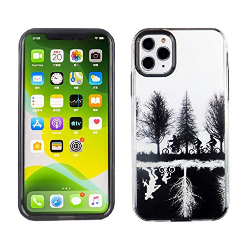 iPhone 11 Pro 5.8 Inch Dual Slim Case CASEVEREST 3D Print Cover iPhone 11 Pro Stranger TV Show Upside Down Trees
