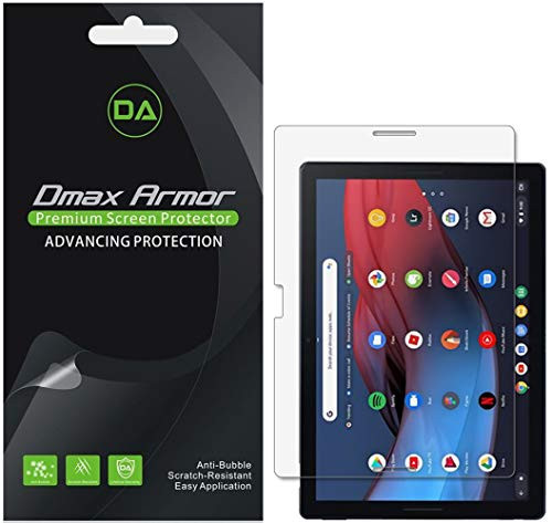 Dmax Armor  3-Pack  for Google Pixel Slate Screen Protector, Anti-Bubble High Definition Clear Shield