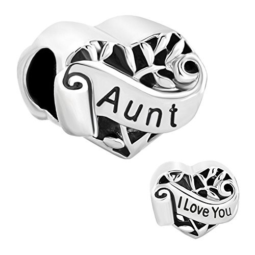 Third Time Charm Heart I Love You Aunt Charm Family Tree of Life Beads for Bracelets Third Time Charm Heart I Love You Aunt Charm Family Tree of Life Beads for Bracelets