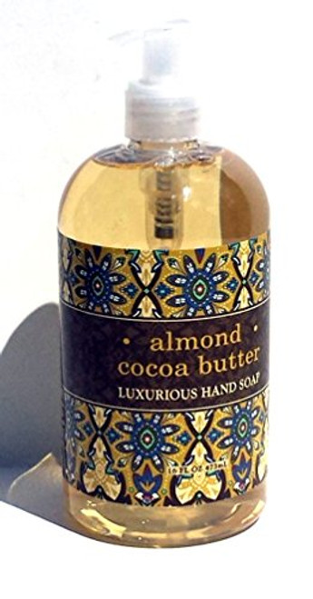 Greenwich Bay Trading Company Almond Cocoa Butter, Shea Butter Hand Soap, Enriched with Sweet Almond Oil, Chocolate, 16 Fl Oz