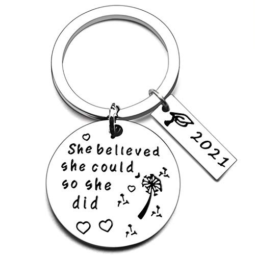 2021 Graduation Keychain Gifts Inspirational Key Ring with Graduation Cap Box and Card for College Senior Graduate for Him High School, College Graduate Present, Senior Key Chain 2021 Graduation Keychain Gifts Inspirational Key Ring with Graduation Cap Box and Card for College Senior Graduate for Him High School, College Graduate Present, Senior Key Chain