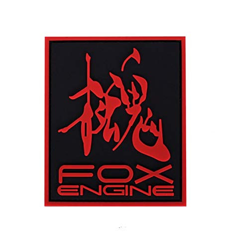 Morton Home-Metal Gear Snake Fox PVC Rubber Patch (red)