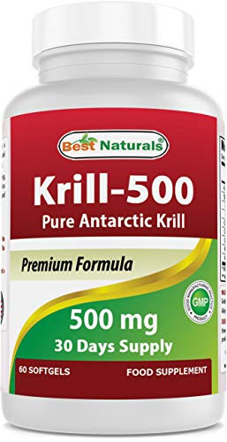 Best Naturals Krill Oil 500 mg 60 Softgels