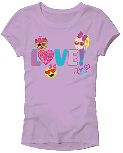 JoJo Siwa Little Girls Love Tee (Lavender, 6/6X)