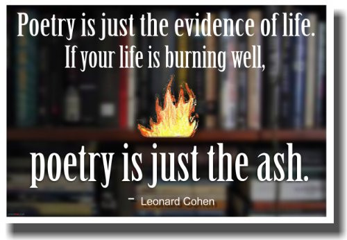 Poetry Is the Evidence of Life - NEW Classroom Reading and Writing Poster
