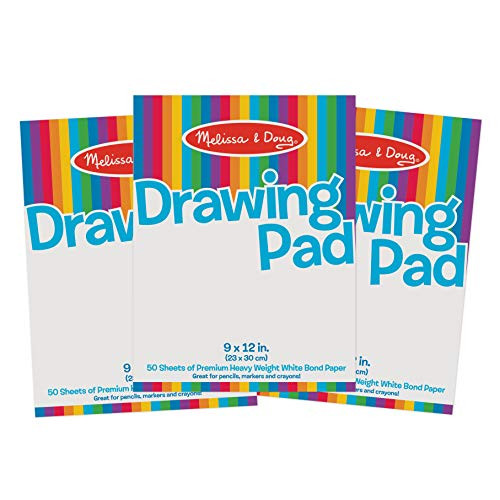Melissa  and  Doug Drawing Paper Pad Bundle (3 Pack)