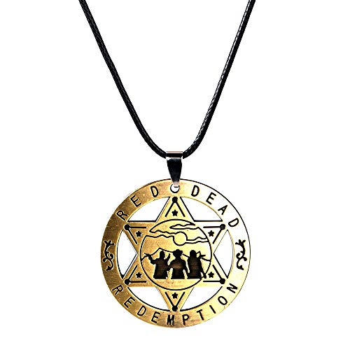 Red Dead Redemption 2 Inspired - Red Dead Redemption Sheriff Token Necklace Pendant. Great Gift For a Gamer Friend And a Great Cosplay Item For any Red Dead Redemption Franchise Fan. Red Dead Redemption 2 Inspired - Red Dead Redemption Sheriff Token Necklace Pendant. Great Gift For a Gamer Friend And a Great Cosplay Item For any Red Dead Redemption Franchise Fan.