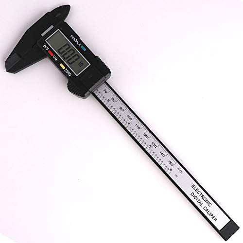 Digital Caliper, 0-6 inch Calipers Measuring Tool - Electronic Micrometer Caliper with Large LCD Screen, Auto-Off Feature, Inch and Millimeter Conversion