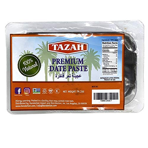 Premium Date Paste 100percent All Natural No Added Sugar 14.2 Oz ~ 402g