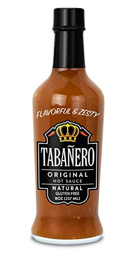 Tabañero Original Hot Sauce, Gluten Free, 8oz. Bottle