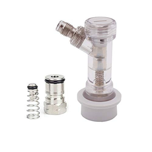 Ball Lock Disconnect with Check Valve Cornelius Keg Gas Post for Home Brewing and Wine Making by PERA