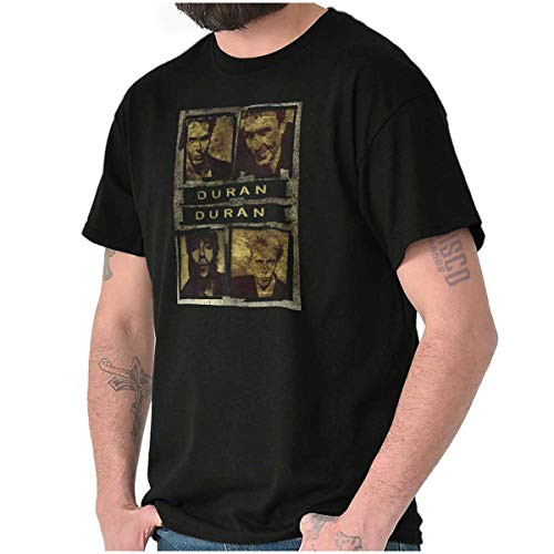 Duran Duran Vintage 1980s Concert Album Womens Mens Crewneck T Shirt Black